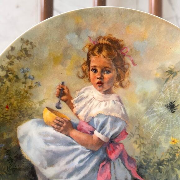 Vintage John McClelland Collector Plate - "Little Miss Muffet" Limited Edition - Picture 2 of 4